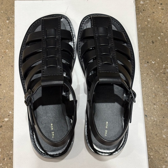 The Row Black Pablo Sandal - Picture 5 of 8
